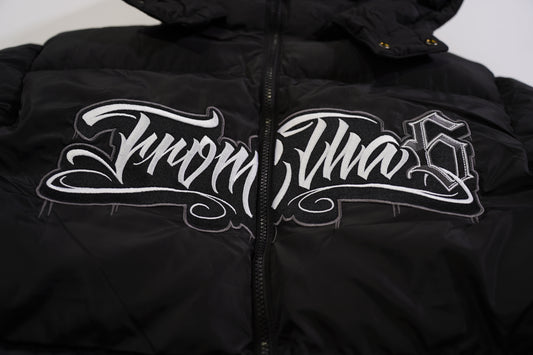 GUN GREY PUFFER JACKET