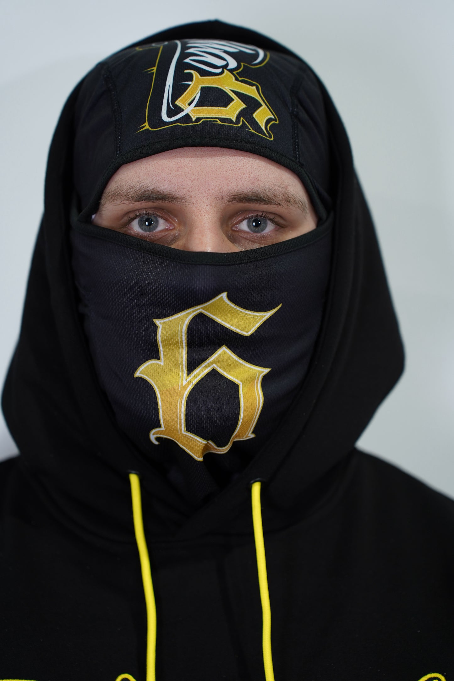 BUMBLE BEE YELLOW RIDING MASK