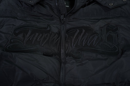 BLACK ON BLACK PUFFER JACKET