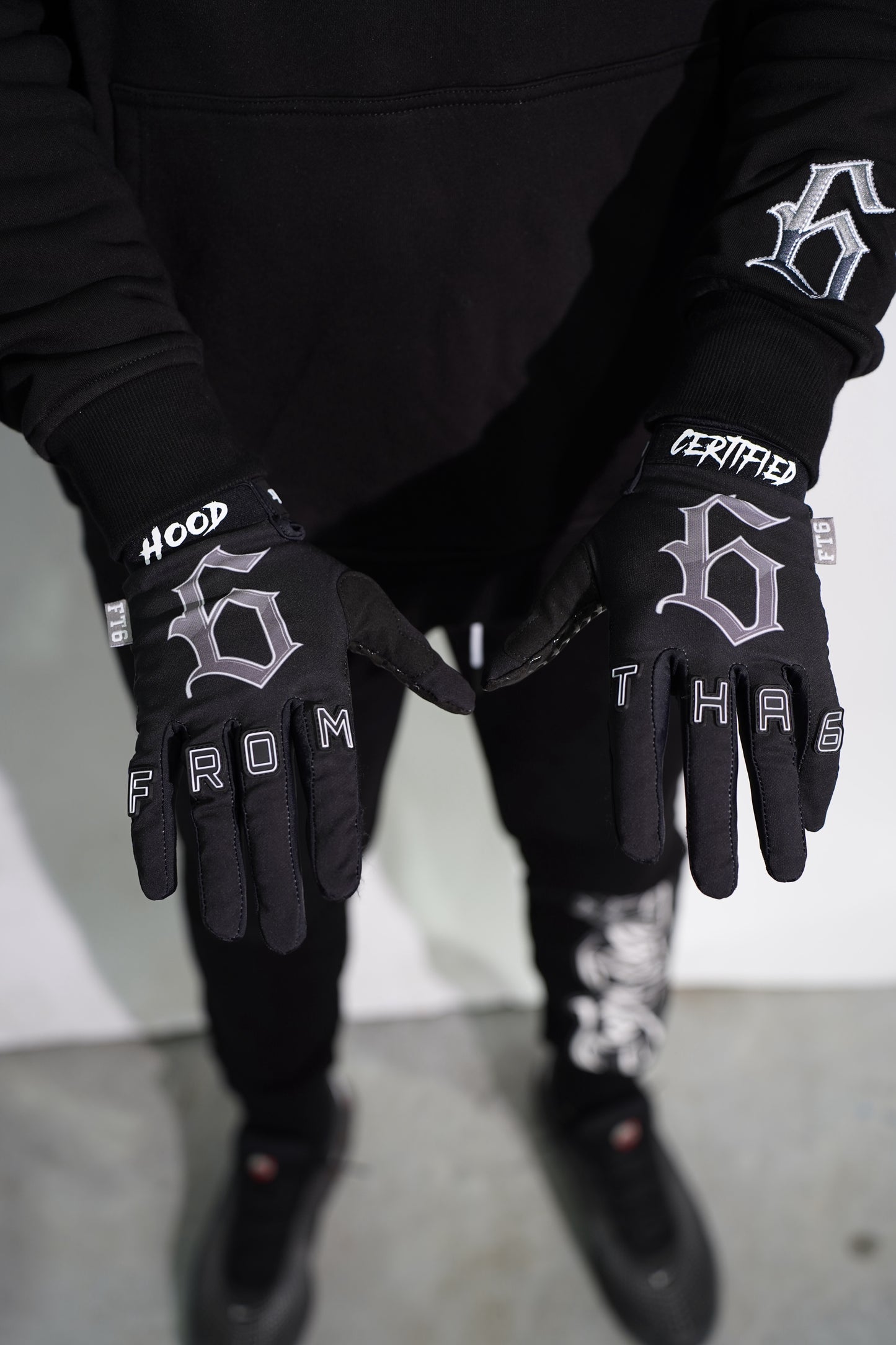 GUN GREY RIDING GLOVES