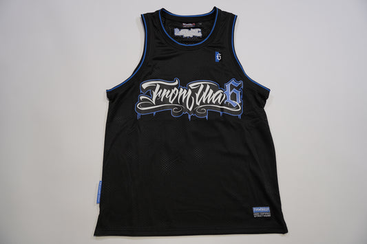 NIPSEY BLUE JERSEY SINGLET