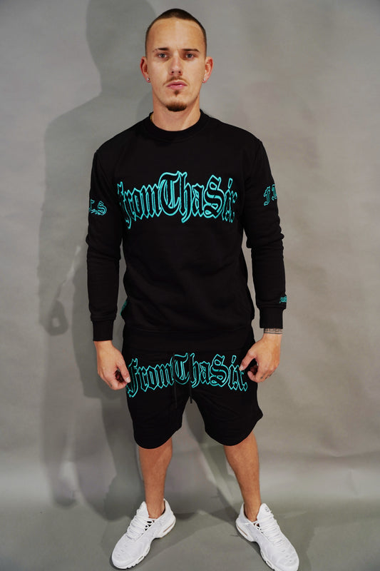 TIFFANY TEAL FTS CREWNECK