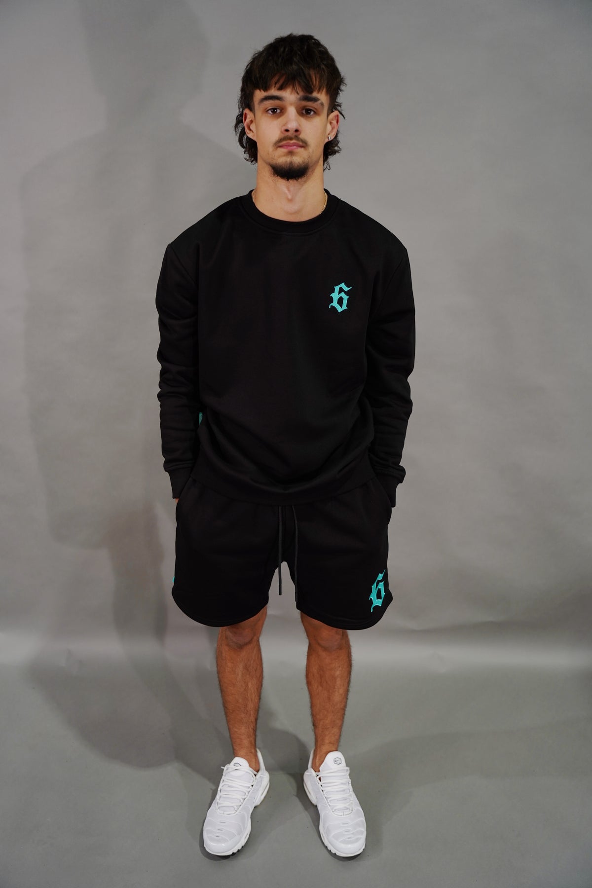 TIFFANY TEAL 6 CREWNECK