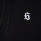 BLK/WHITE 6 HOODIE