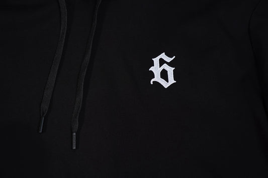 BLK/WHITE 6 HOODIE
