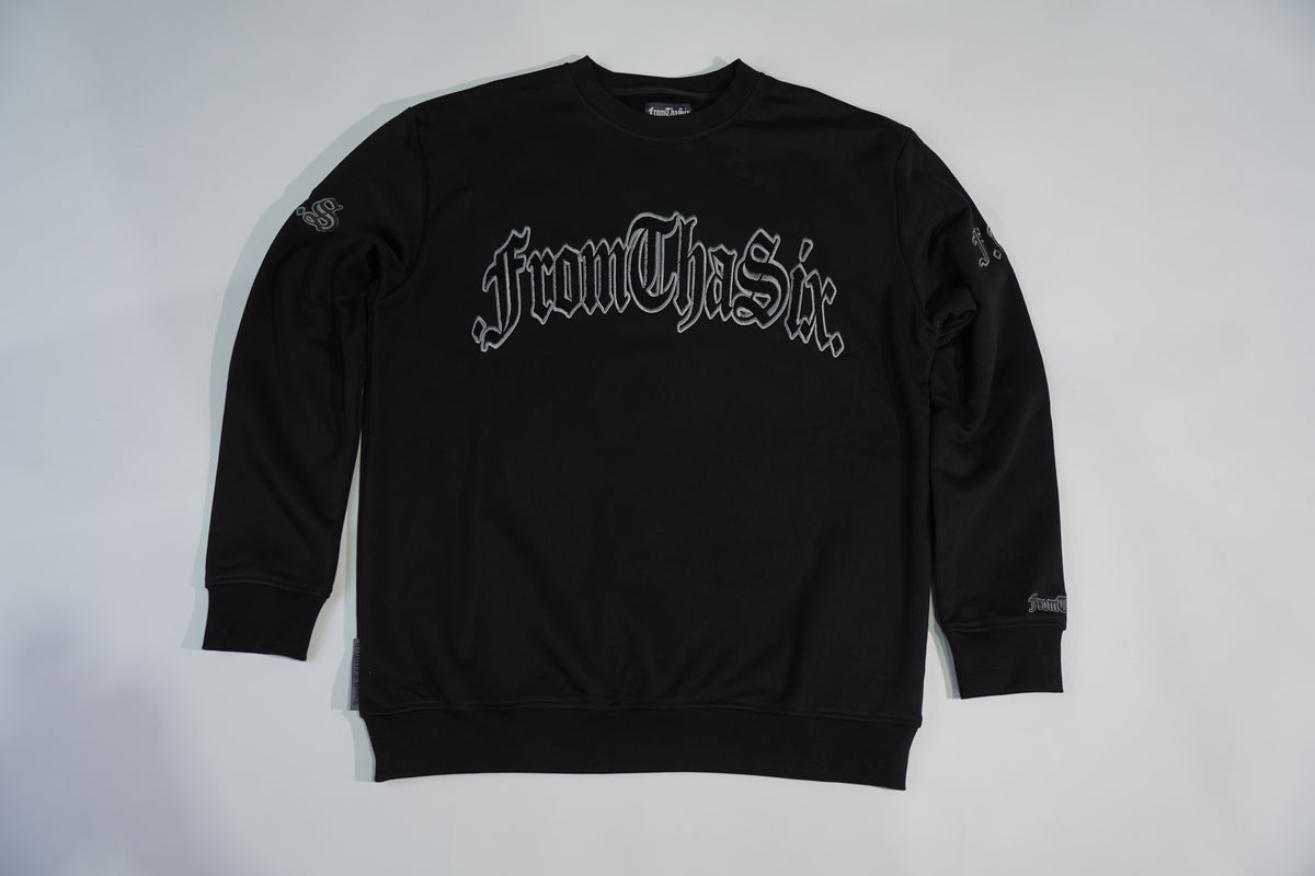 GUN GREY FTS CREWNECK