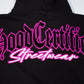 WOMENS BUBBLEGUM PINK CERTIFIED HOODIE