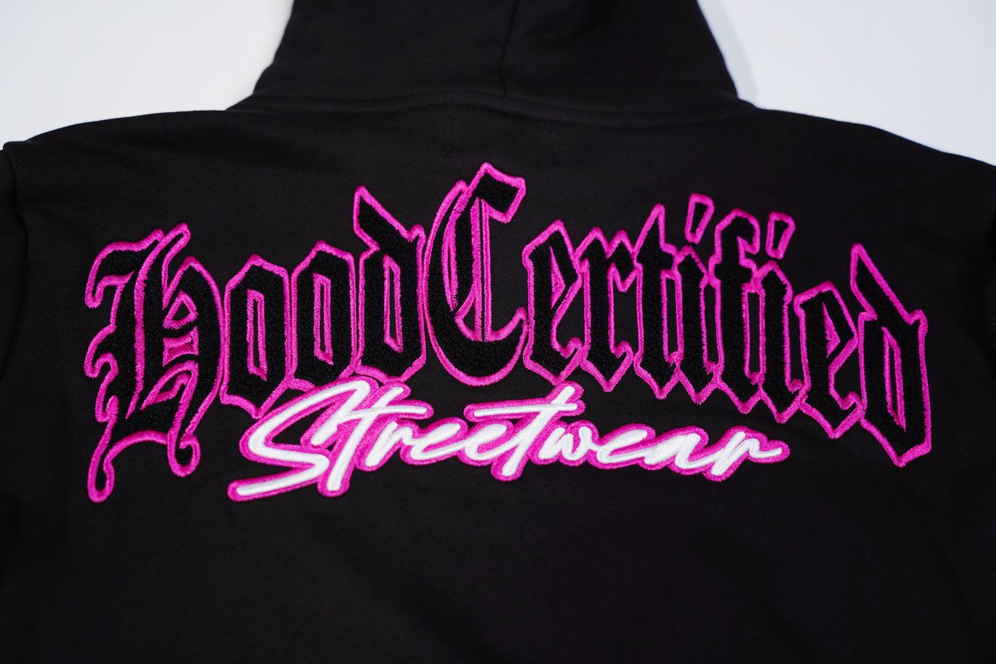 WOMENS BUBBLEGUM PINK CERTIFIED HOODIE