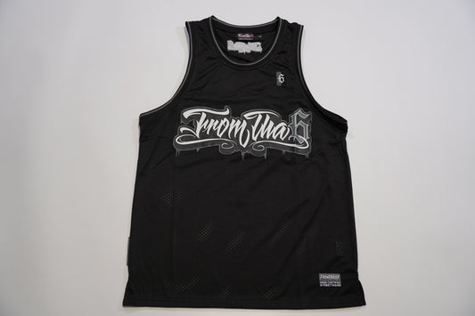 GUN GREY JERSEY SINGLET