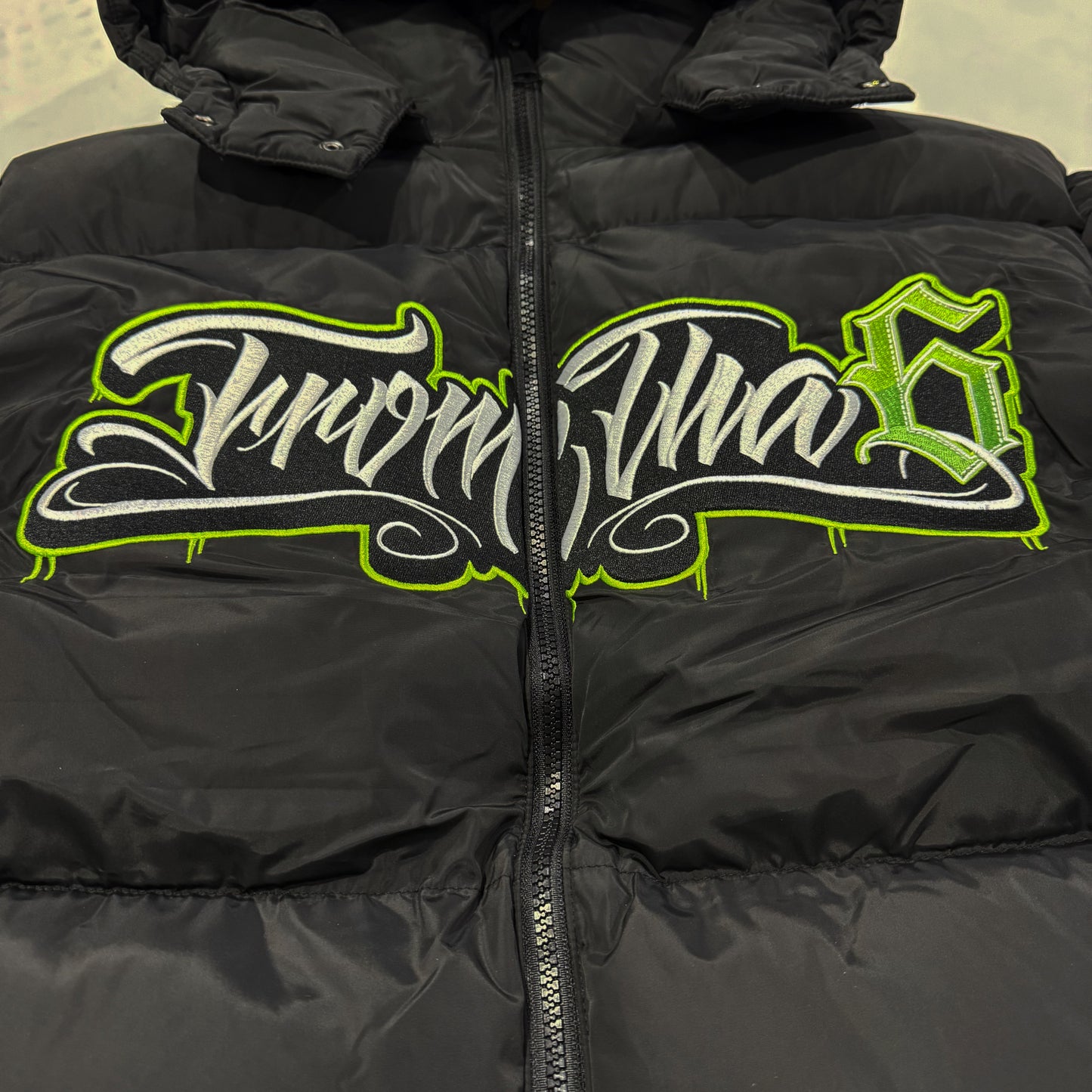 MUZZ GREEN PUFFER JACKET