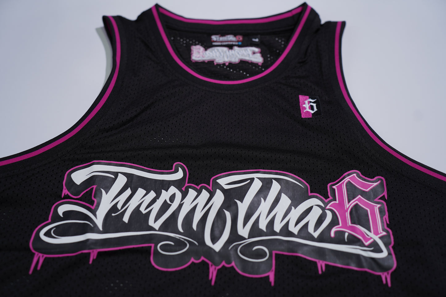 BUBBLEGUM PINK JERSEY SINGLET