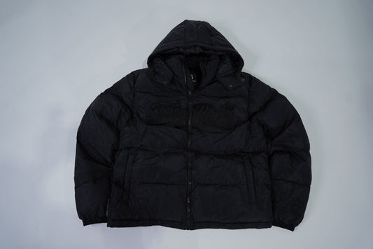 BLACK ON BLACK PUFFER JACKET