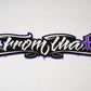 PIMP PURPLE STICKER