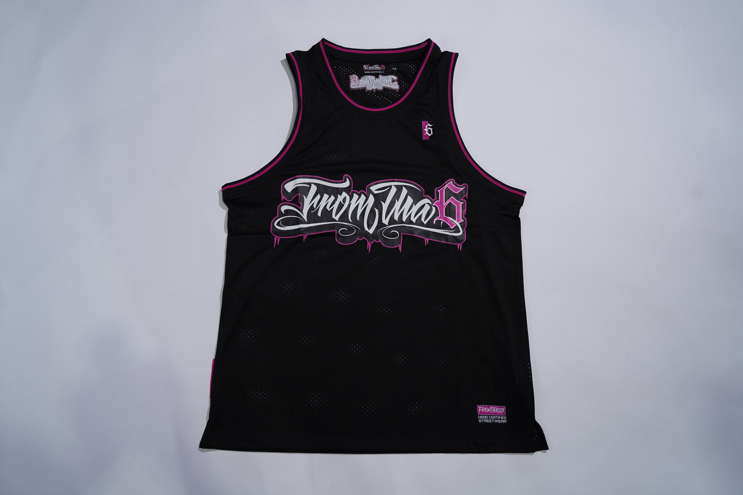 BUBBLEGUM PINK JERSEY SINGLET