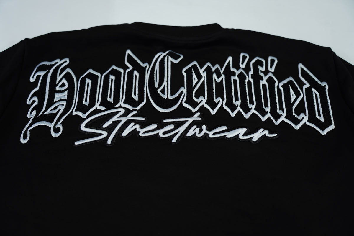 BLK/WHT FTS CREWNECK
