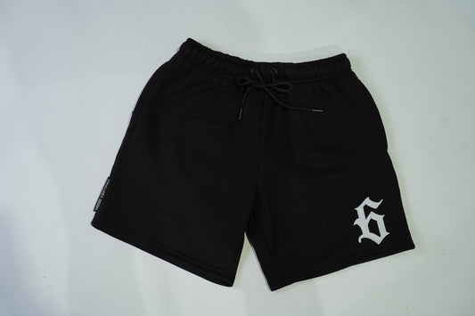BLK/WHT 6 COTTON SHORTS