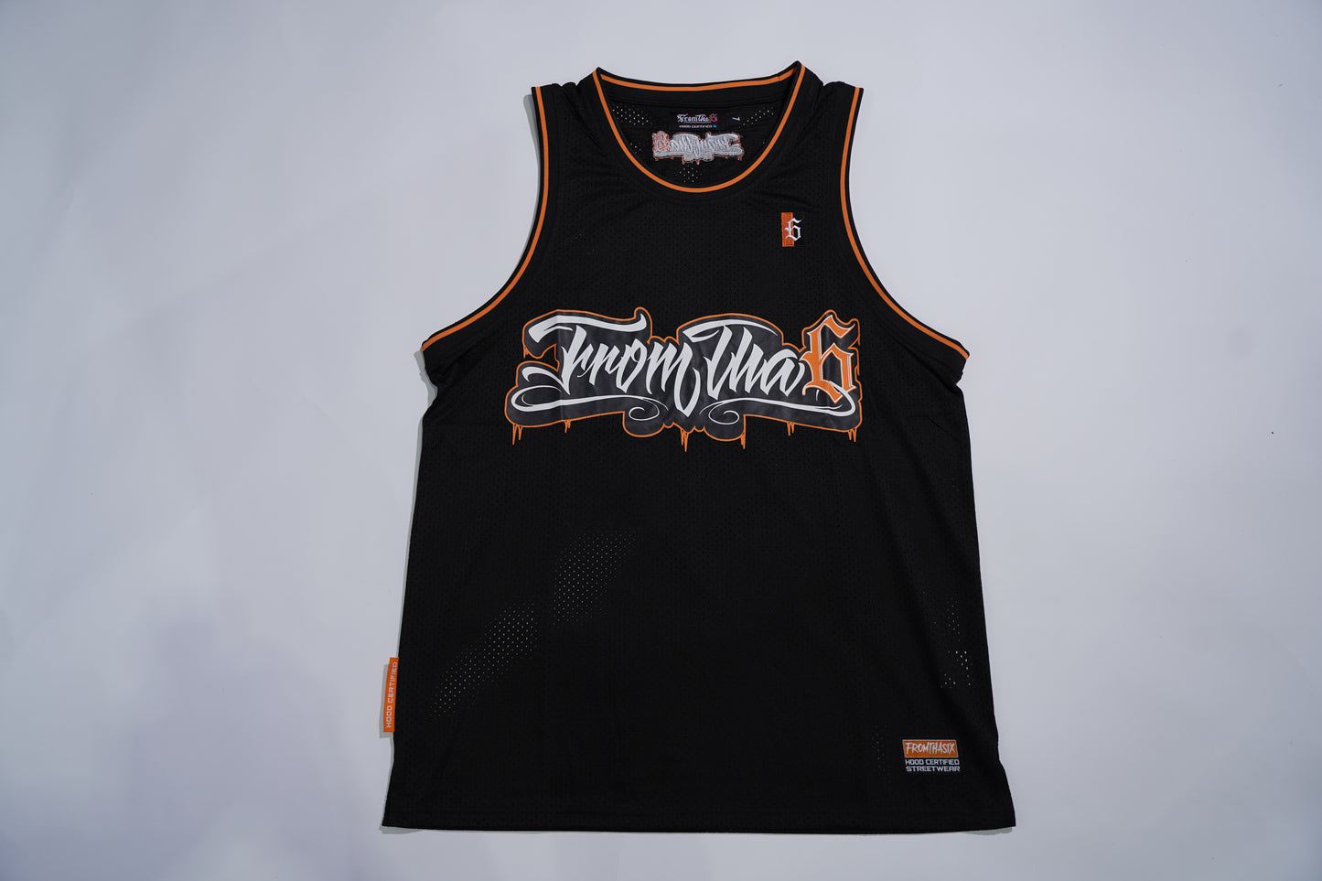 SUNSET ORANGE JERSEY SINGLET