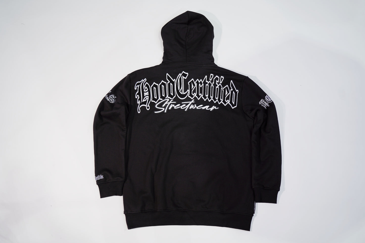 BLACK WHITE CERTIFIED HOODIE