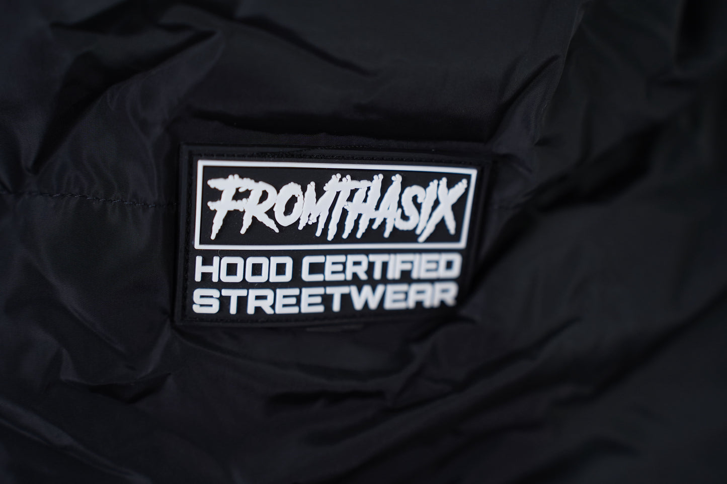 BLACK ON BLACK PUFFER JACKET
