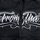 BLK/WHITE PUFFER JACKET