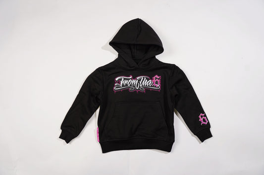 KIDS BUBBLEGUM PINK HOODIE