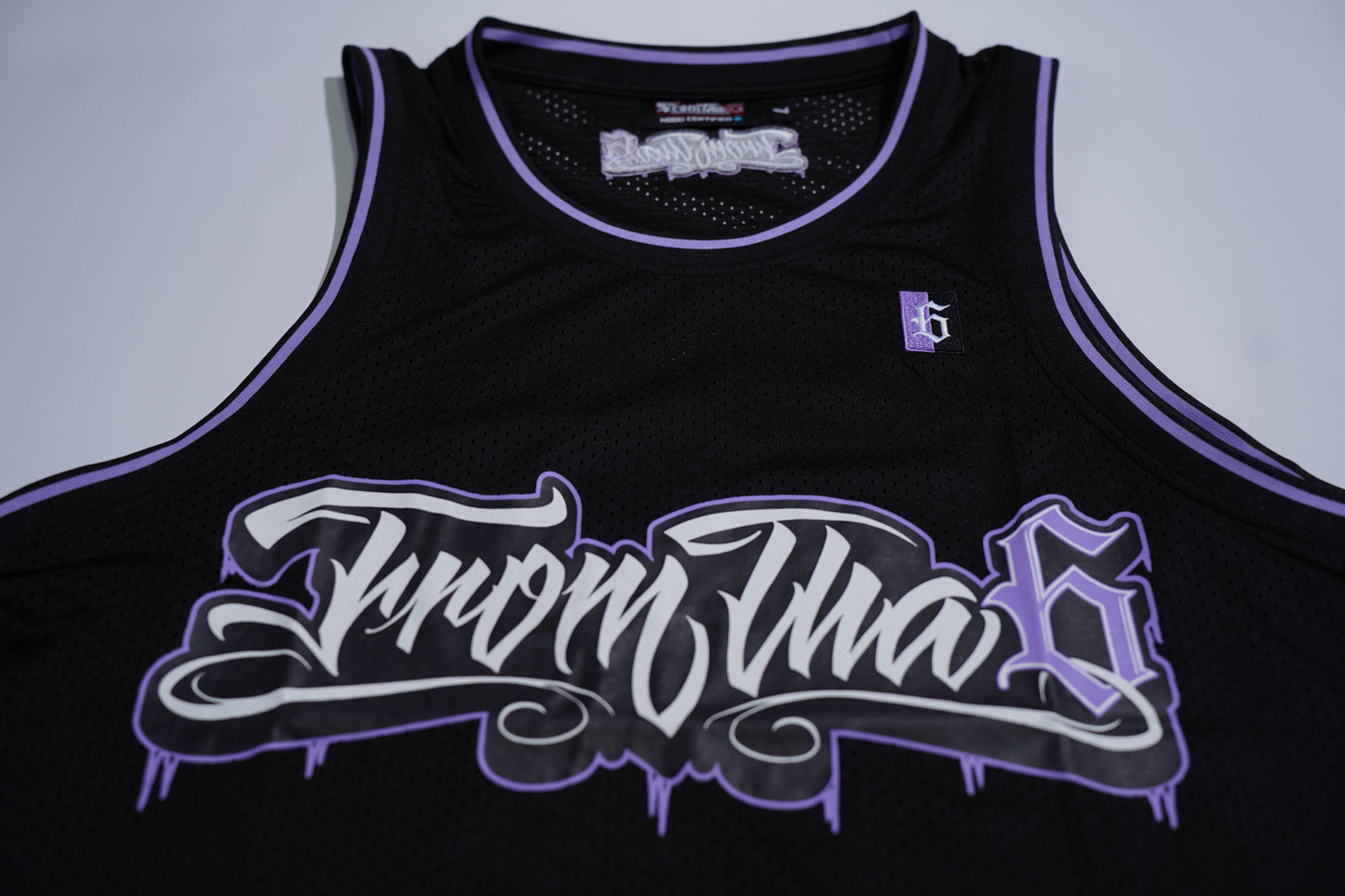 PIMP PURPLE JERSEY SINGLET