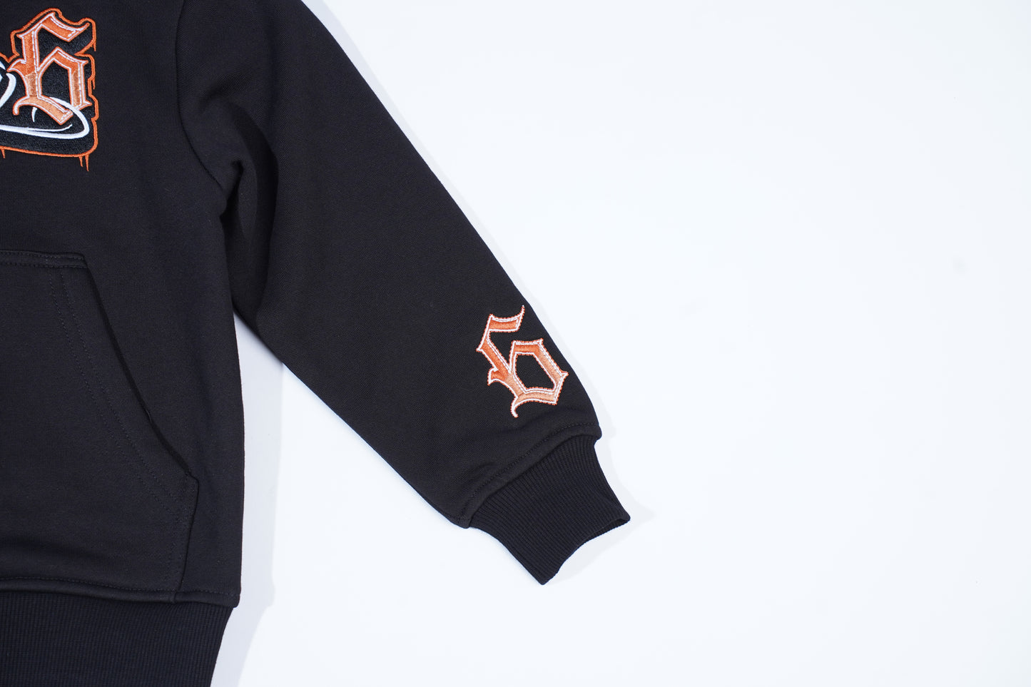 KIDS SUNSET ORANGE HOODIE