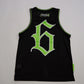 MUZZ GREEN JERSEY SINGLET