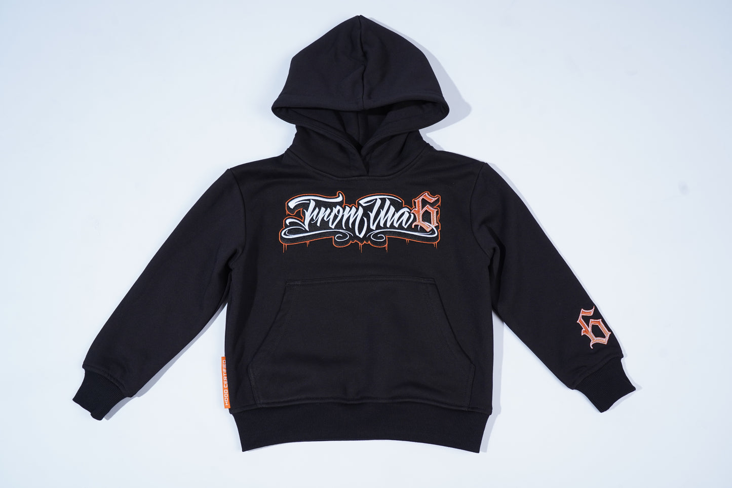 KIDS SUNSET ORANGE HOODIE