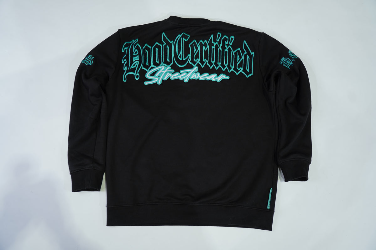 TIFFANY TEAL FTS CREWNECK