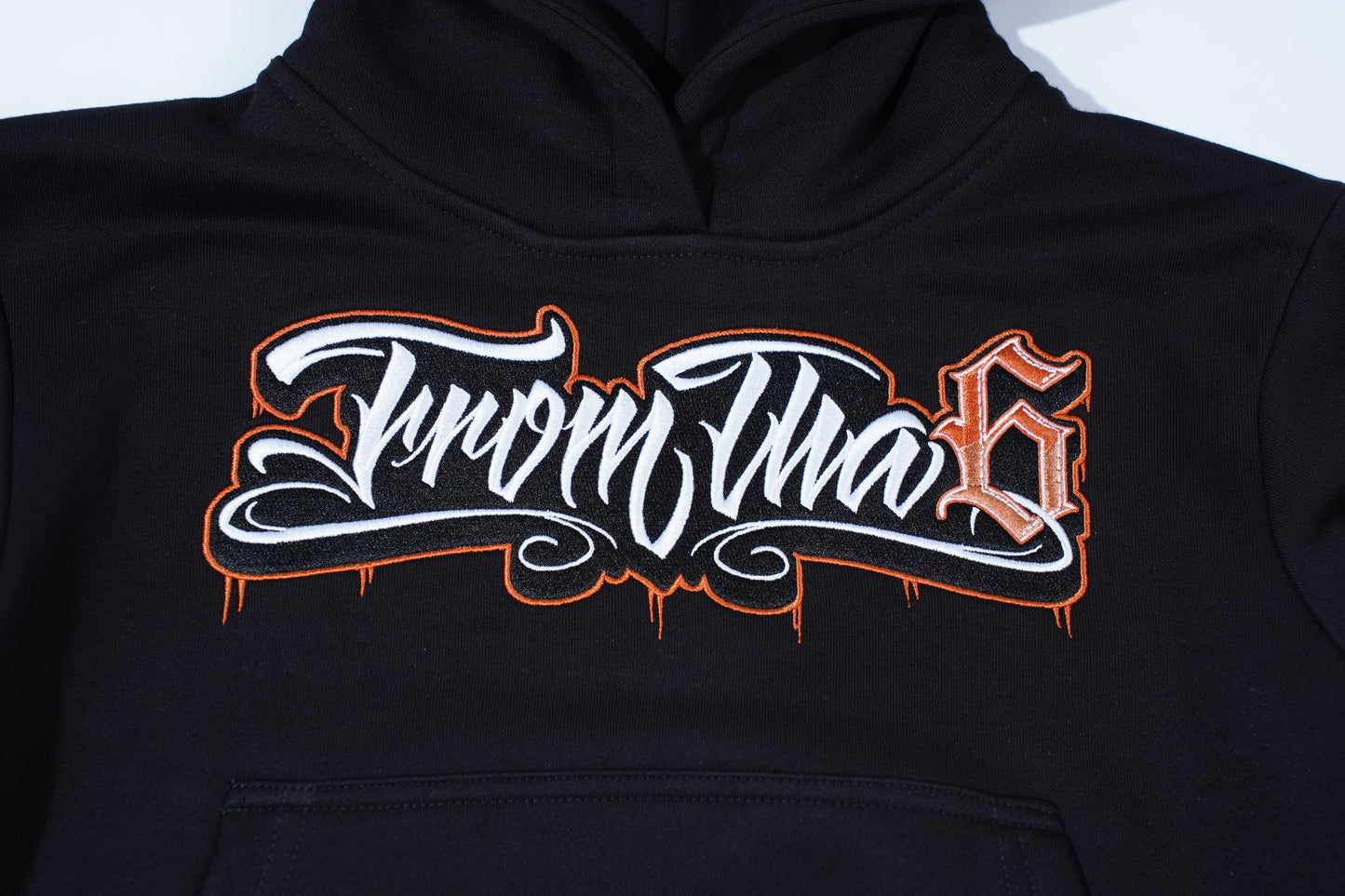 KIDS SUNSET ORANGE HOODIE