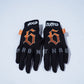 SUNSET ORANGE RIDING GLOVES
