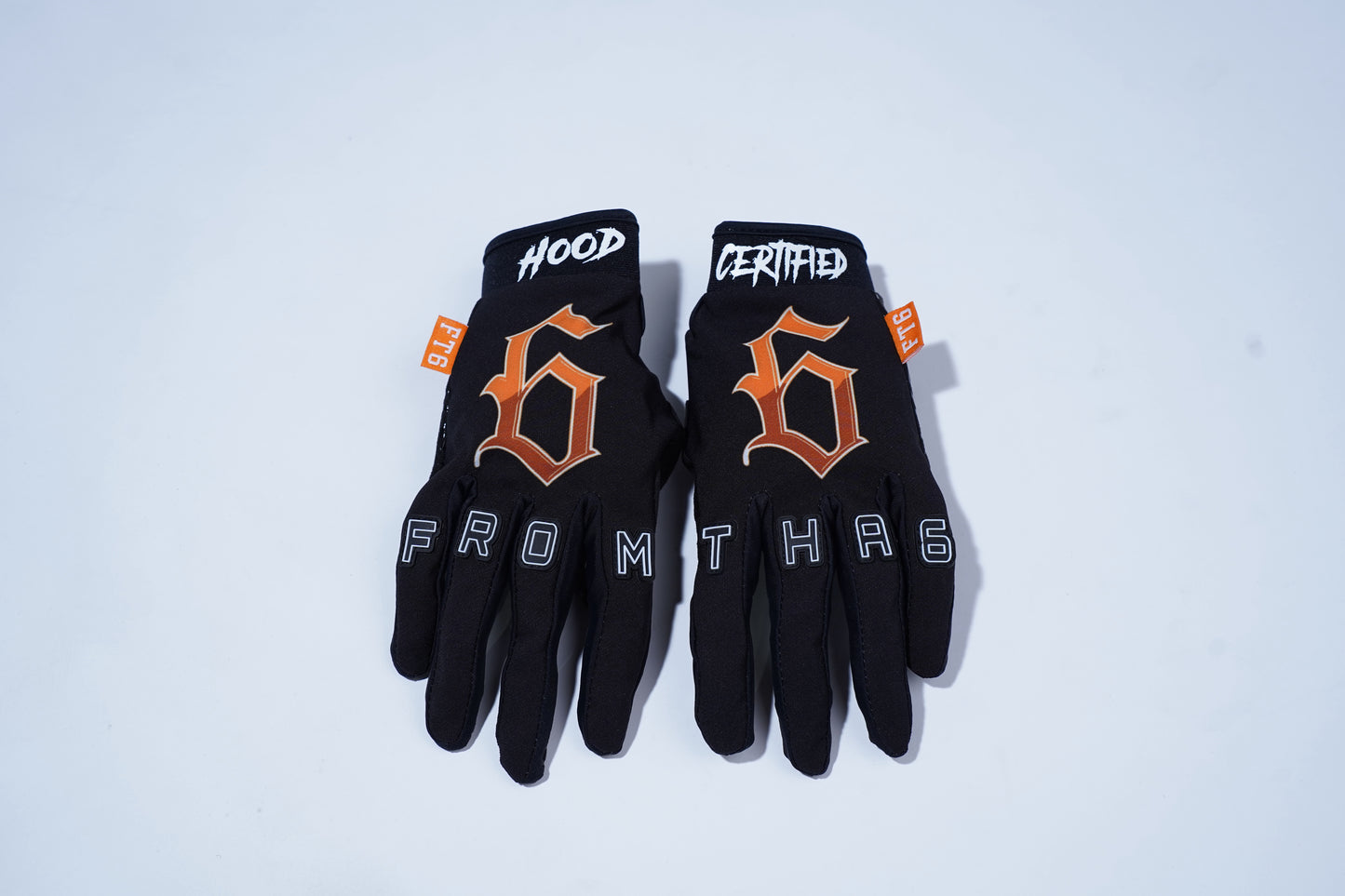 SUNSET ORANGE RIDING GLOVES