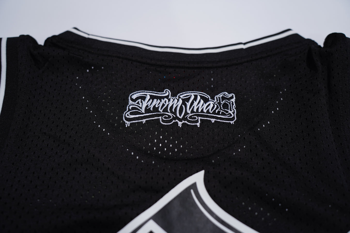 MIDNIGHT BLACK JERSEY SINGLET
