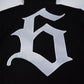 BLK/WHITE 6 HOODIE