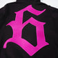 WOMENS BUBBLEGUM PINK 6 HOODIE