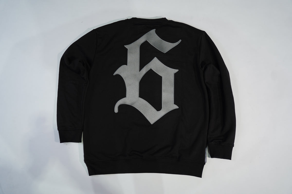 GUN GREY 6 CREWNECK