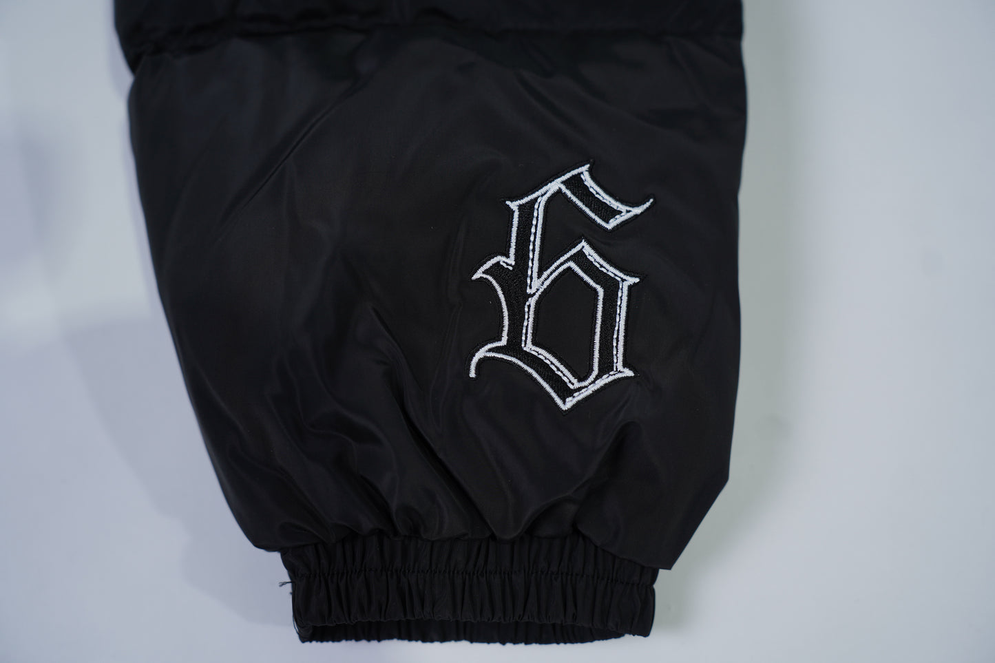 BLK/WHITE PUFFER JACKET