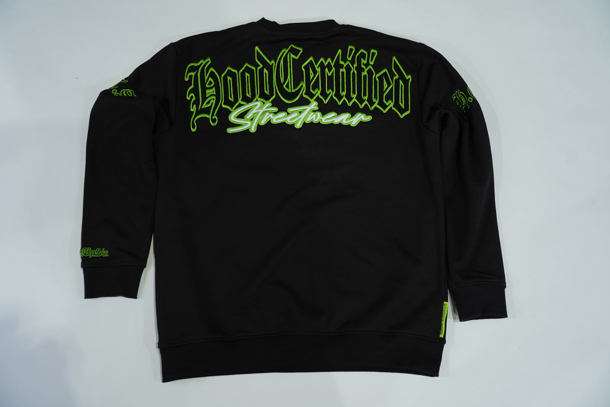 MUZZ GREEN FTS CREWNECK