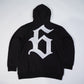 BLK/WHITE 6 HOODIE