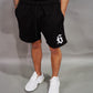BLK/WHT 6 COTTON SHORTS