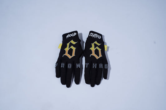 BUMBLEBEE YELLOW RIDING GLOVES