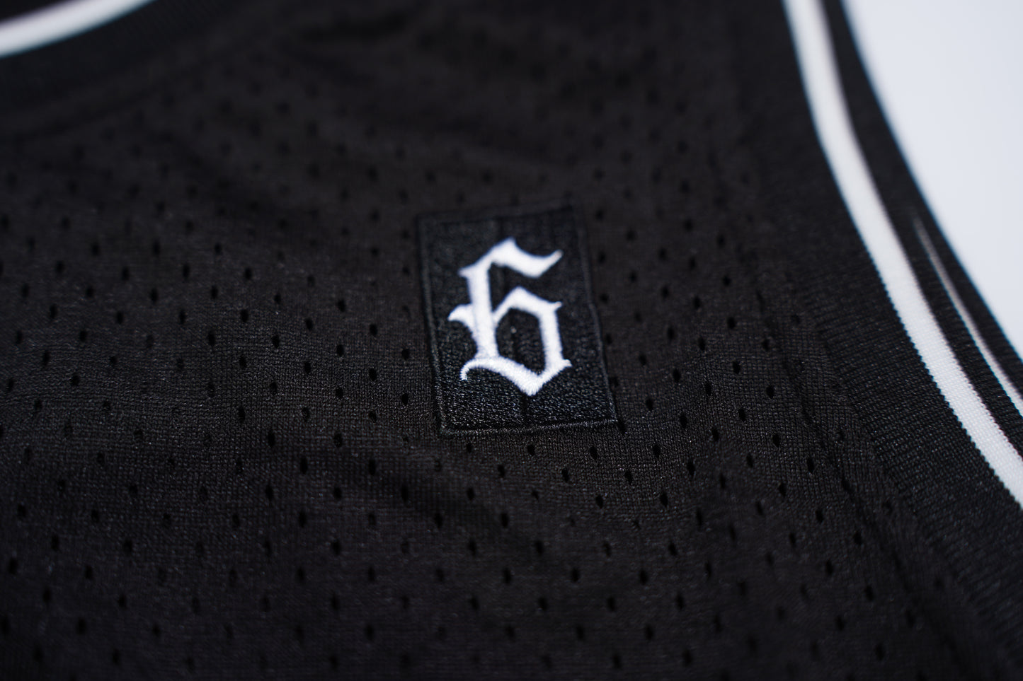 MIDNIGHT BLACK JERSEY SINGLET