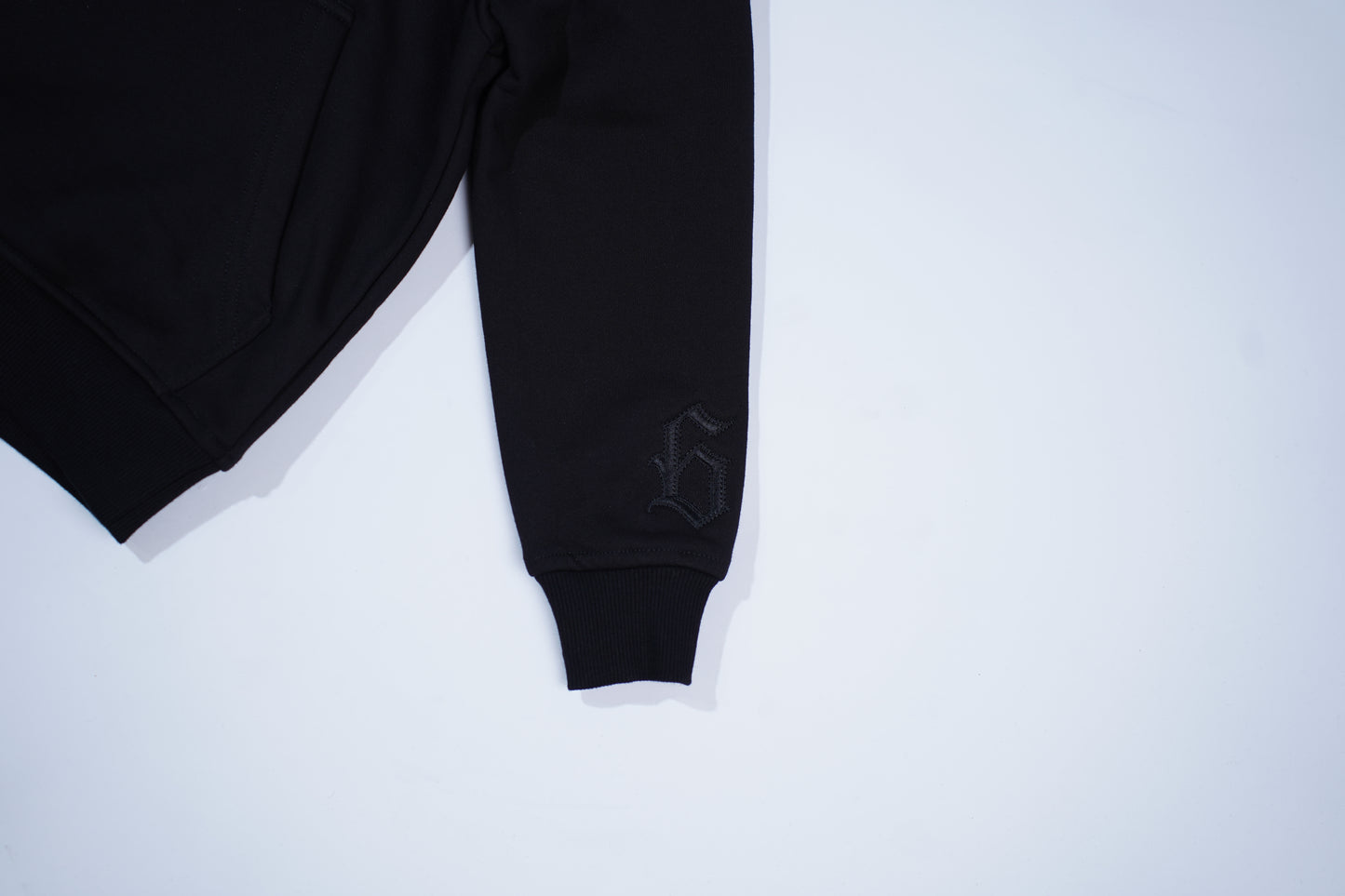 KIDS BLACK ON BLACK HOODIE