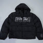 BLK/WHITE PUFFER JACKET