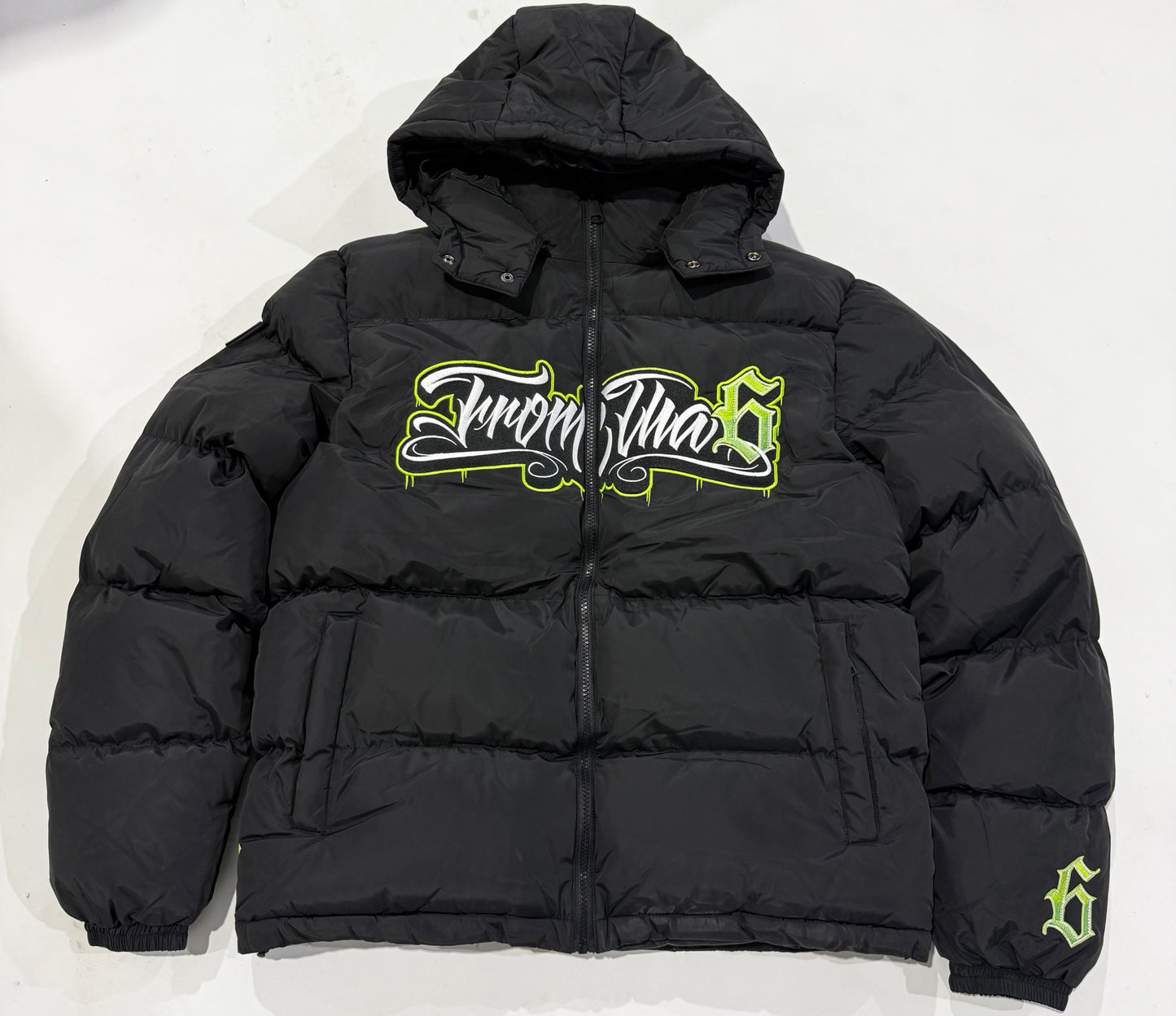 MUZZ GREEN PUFFER JACKET