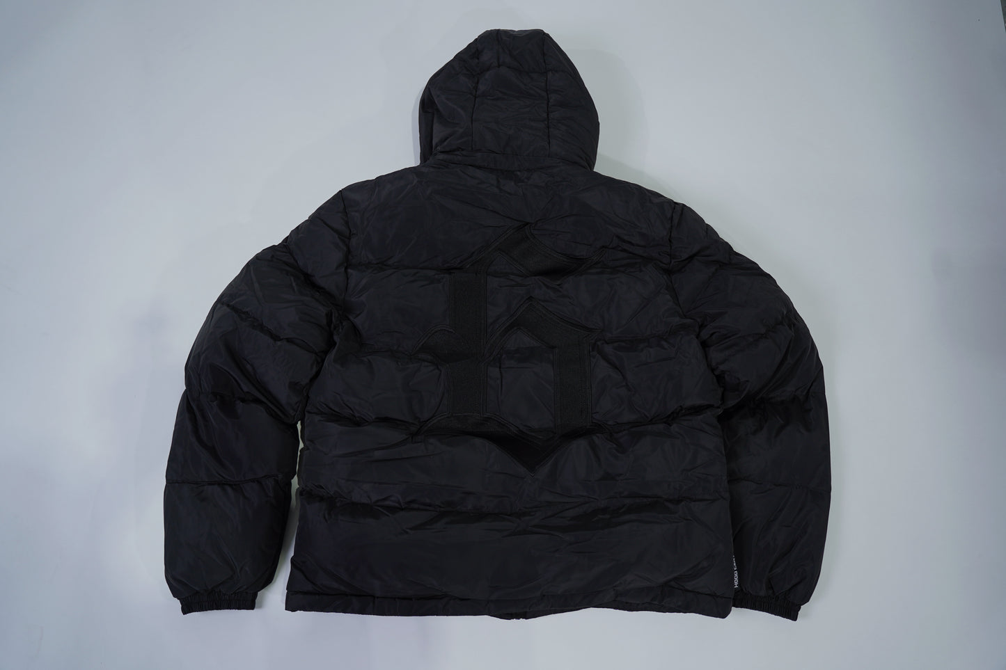 BLACK ON BLACK PUFFER JACKET