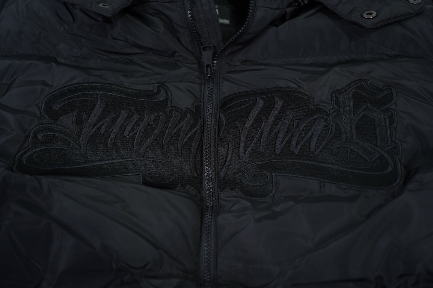 BLACK ON BLACK PUFFER JACKET