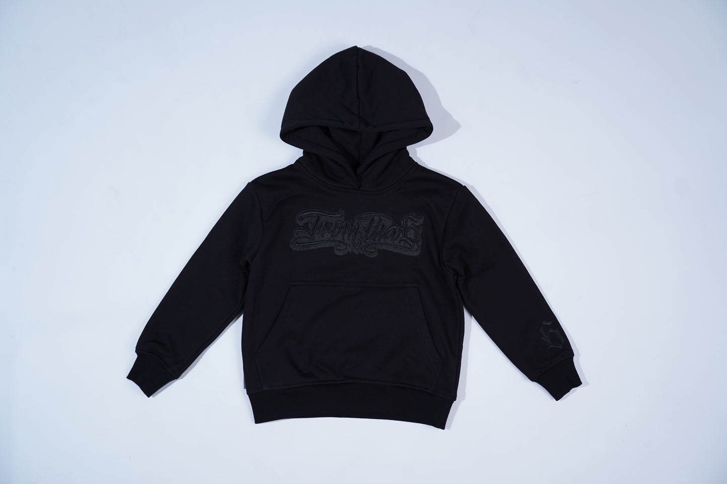 KIDS BLACK ON BLACK HOODIE