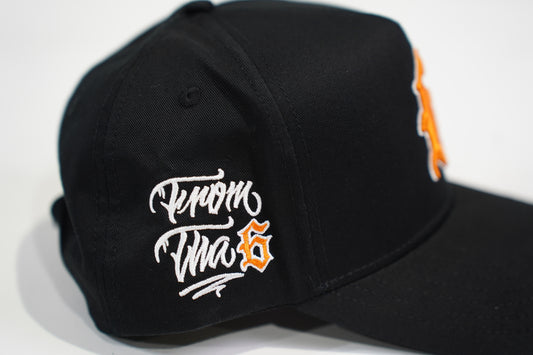 SUNSET ORANGE SNAPBACK